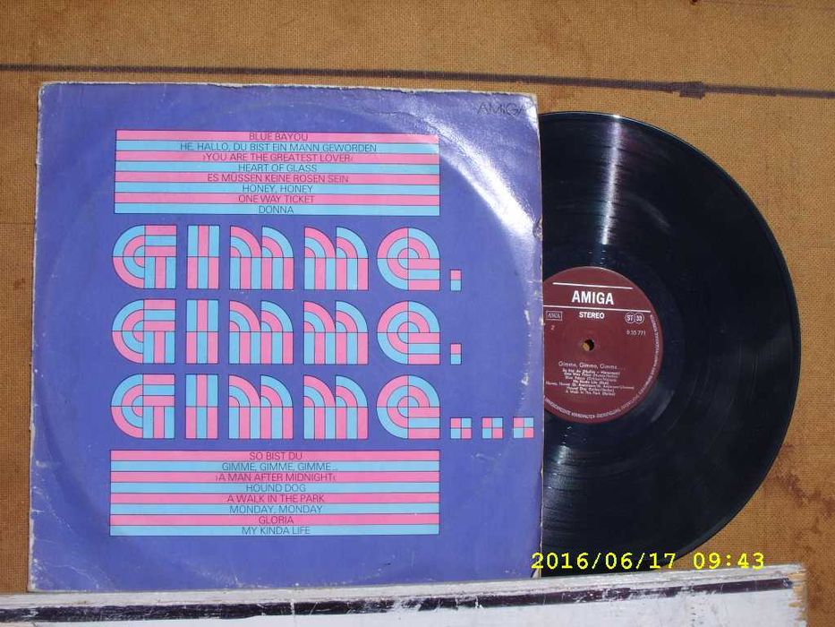 --- Plyta gramofonowa; Gimme , Gimme--1981 rok.