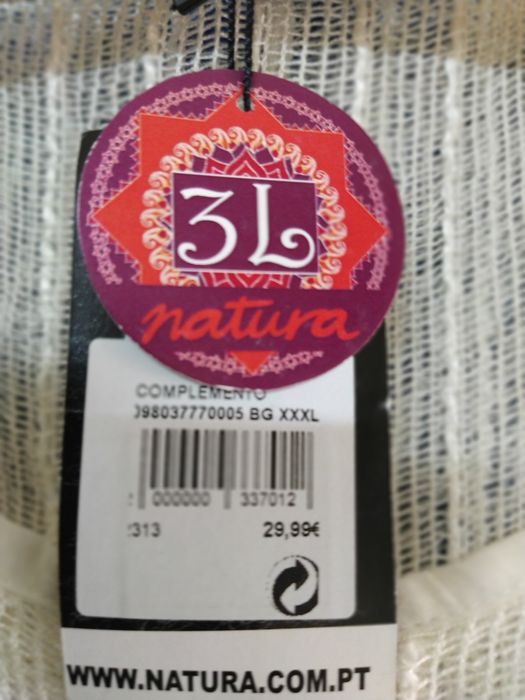 Tunica de algodão da Natura Nova