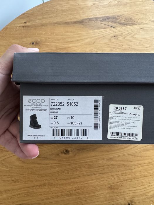 Зимові чоботи Ecco