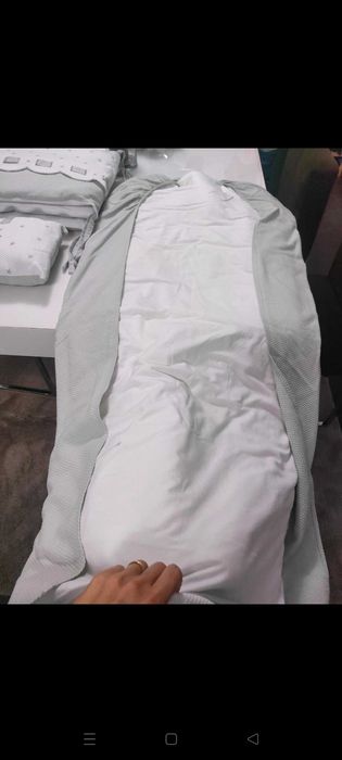 Conjunto Edredom, protetor grades e almofada berço