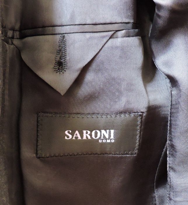 Fato homem meia estação Saroni Uomo Super 100