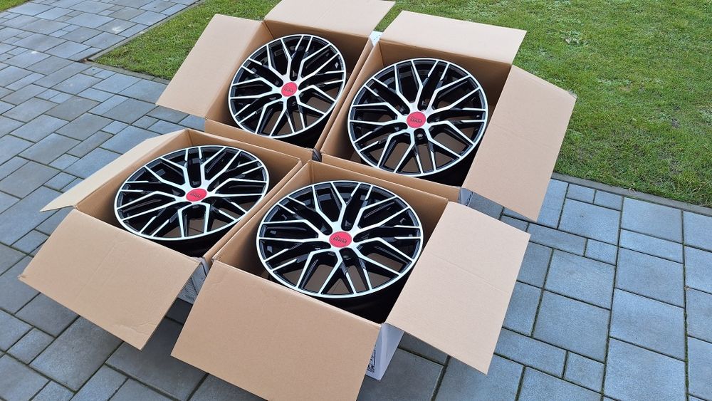 Nowe Alufelgi 5x112 R18 Audi A3 8P 8V 8Y A4 B8 B9 A5 A6 Q5 Vw Passat B6 B7 B8 Golf VI VII CaddY