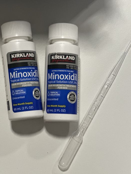 2 x Minoxidil 60 ml + dermeroller selado