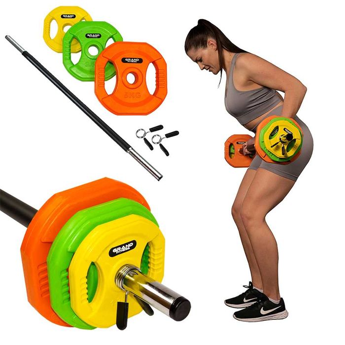 Zestaw sztanga fitness 20KG GRAND