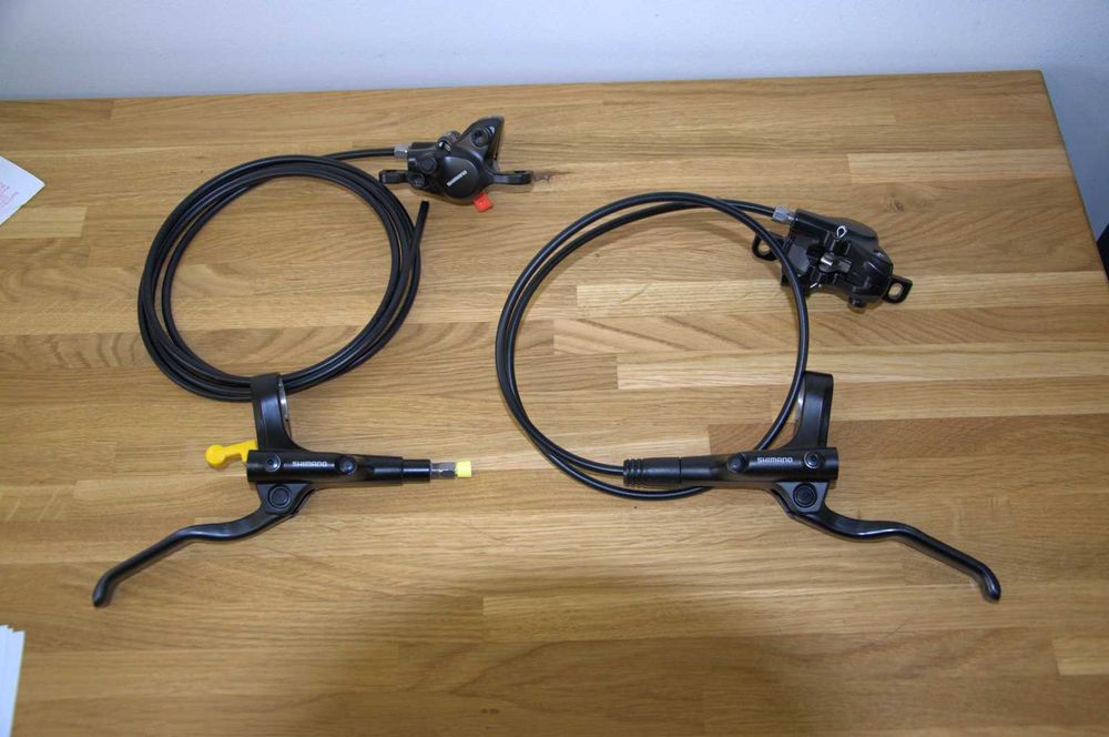 Komplet Nowych Hamulców hydraulicznych Shimano mt-200