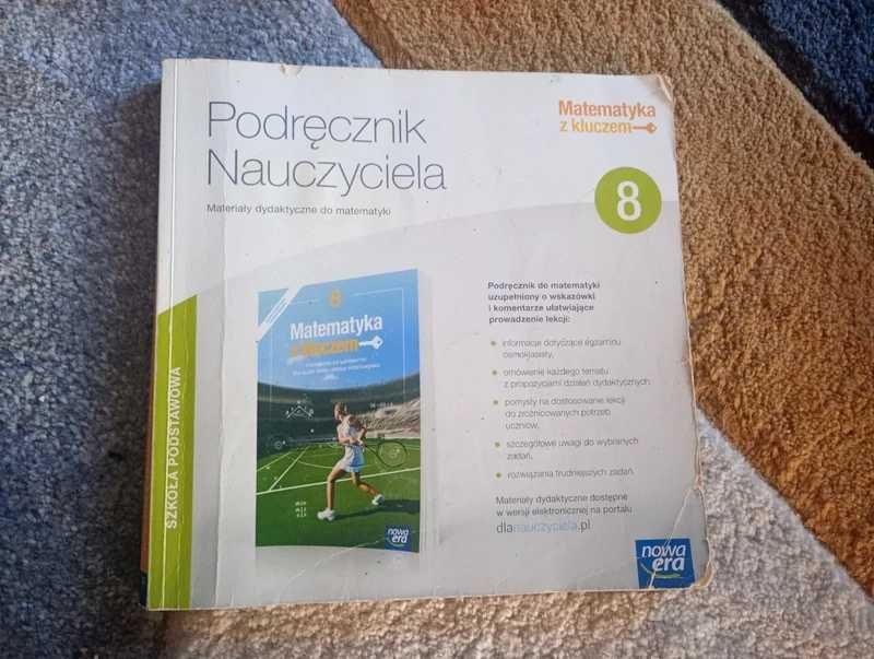 Podręcznik dla nauczyciela matematyka z kluczem 8