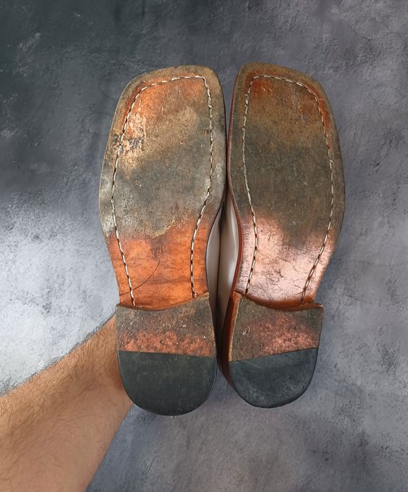 Półbuty męskie handmade Bison rozmiar 44 , Skin bison