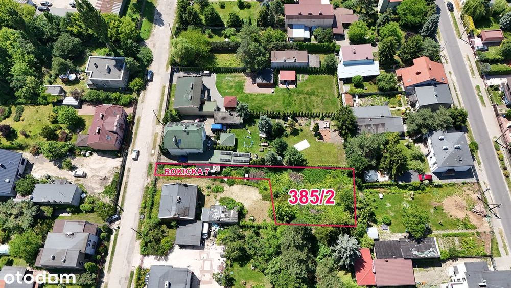 Działka budowlana 676 m² Rokicka 7 Łódź Świetna Lokalizacja - Widok 2