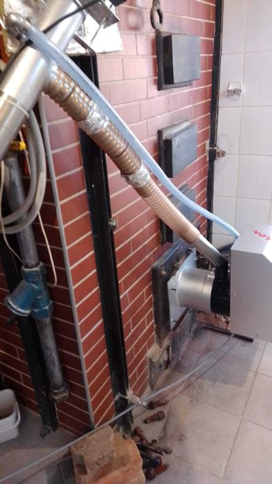 Palnik  na pellet do modernizacji piecy ceramicznych RRK (piekarnie)