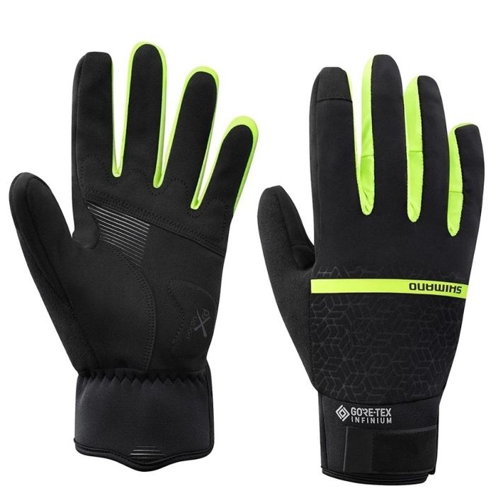 Rękawiczki na rower Shimano Goretex Infinium Windstopper membrana bike