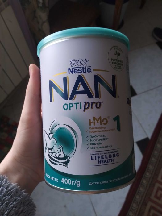 Смесь детская Нан Опти Про 1 , 400 грамм
