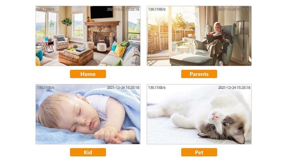 Внутрішня Wi-Fi IP камера IMOU Cue 2E, 3MП  відеоняня голосова двостор