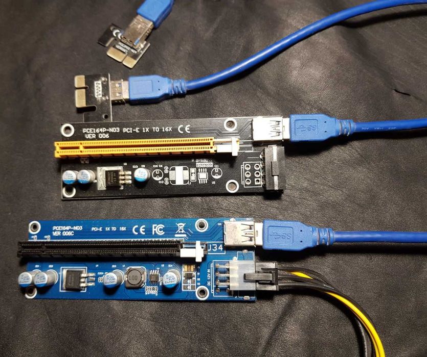 Райзер PCI-E x1 to 16x