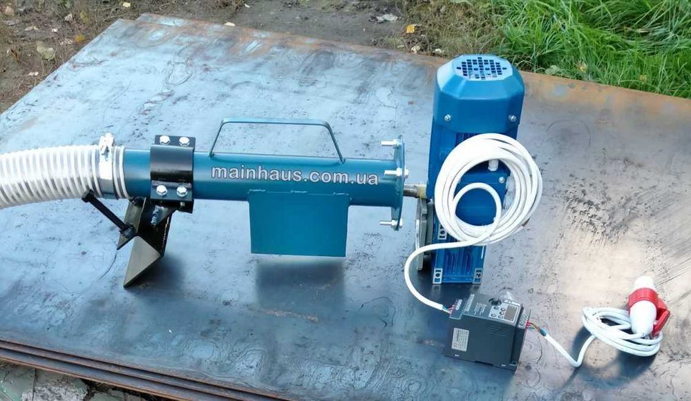 погрузчик для зерна гнучкий шнек спіральний навантажувач FA90 пелета