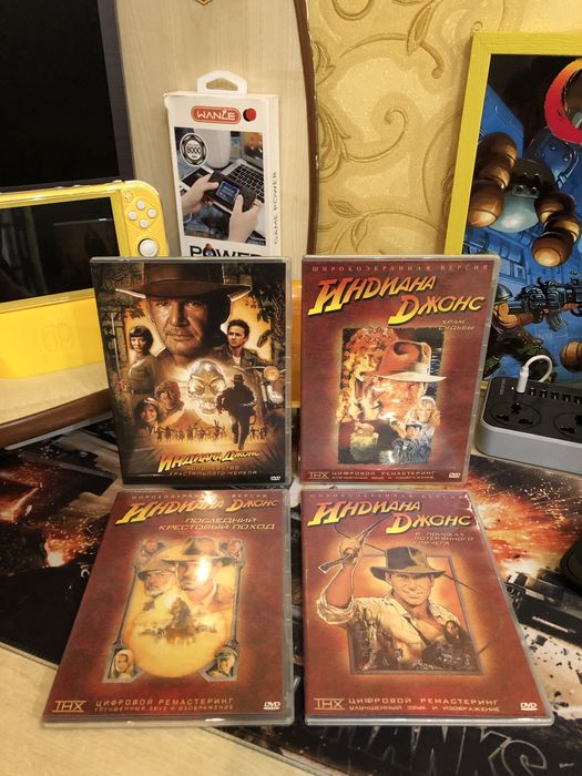 Індіана Джонс 1-4 на Двд