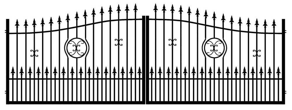 Brama dwuskrzydłowa furtka słupki Wenus Plus OCYNK KOLOR Producent