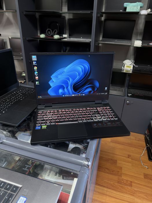 Мощный игровой ноутбук Acer nitro intel i7-12700H nvidia 8гб 3070
