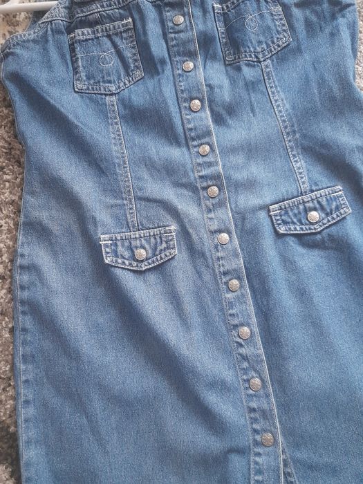 Sukienka jeansowa niebieska