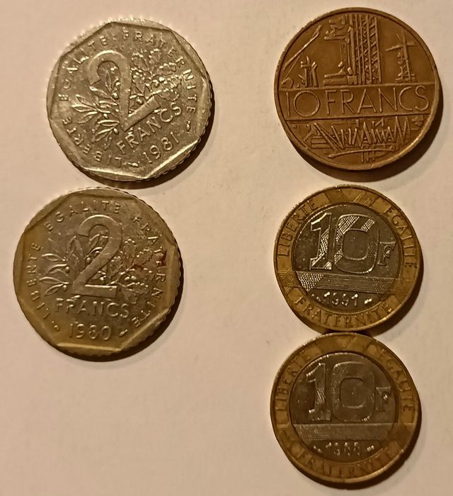 Moedas Europa. FRANÇA. Franco.