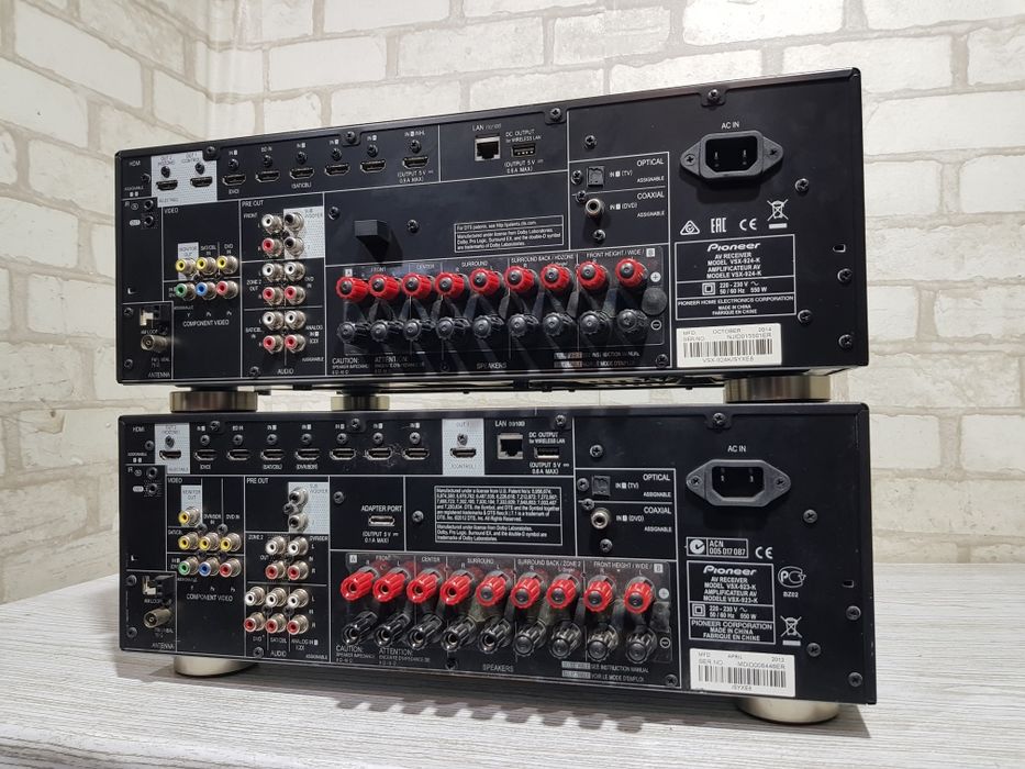 Пульт! 7.2 AV ресивер PIONEER VSX-924/923,HDMI, USB, BLUETOOTH, 4K, б/