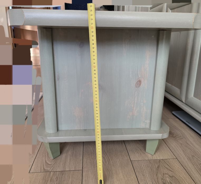 Ława - stolik BRW zielona dosna retro LAW 120