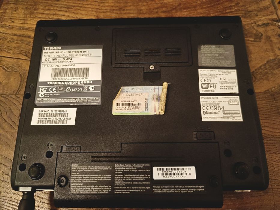 Netbook Toshiba NB100