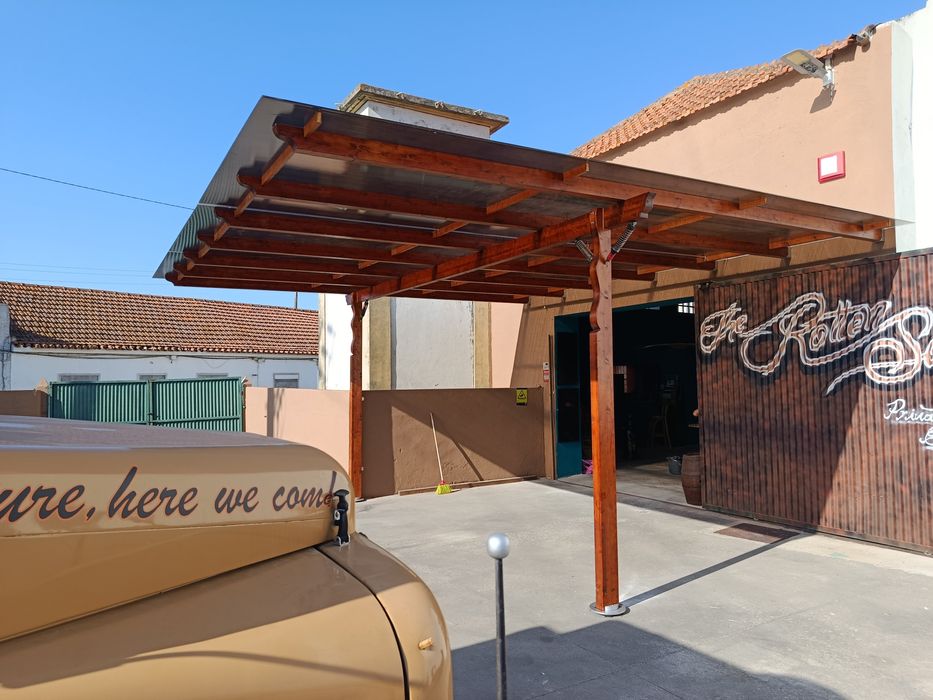 Pérgolas em madeira