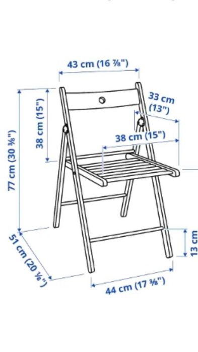 Стулья складные IKEA новые