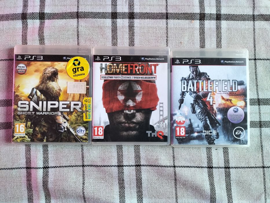 Zestaw gier PS3 strzelanki