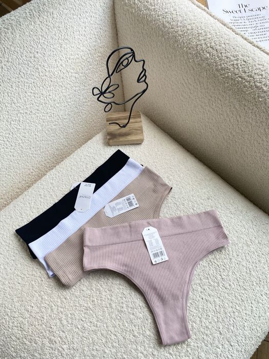 Труси большой розмер батал женские трусы в рубчик,