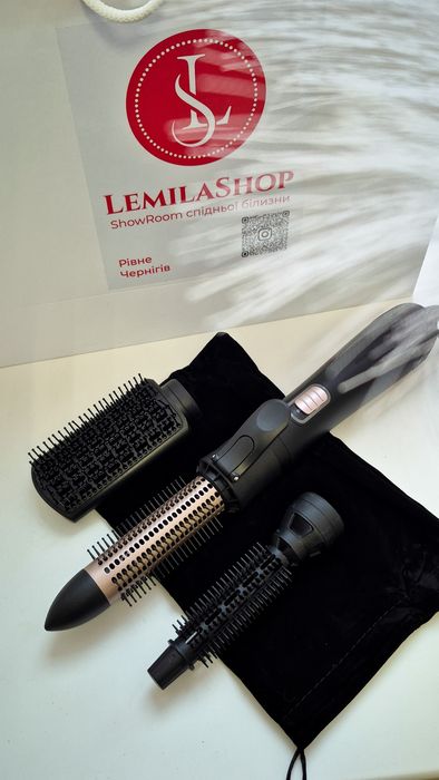 Мультистайлер 3-в-1: Фен + Щітка + Вирівнювач