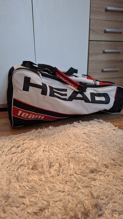 Torba tenisowa head + 3 rakietki