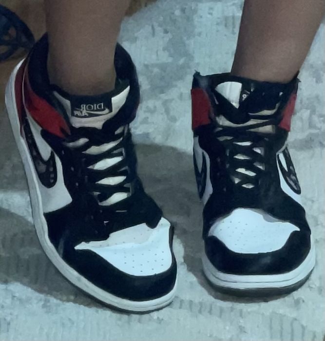 Nike air jordan retro 1 high х dior red, Найк аір джордан, діор ред