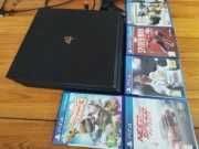 Ps4 Pro 1 tb + 2 pady oraz gry