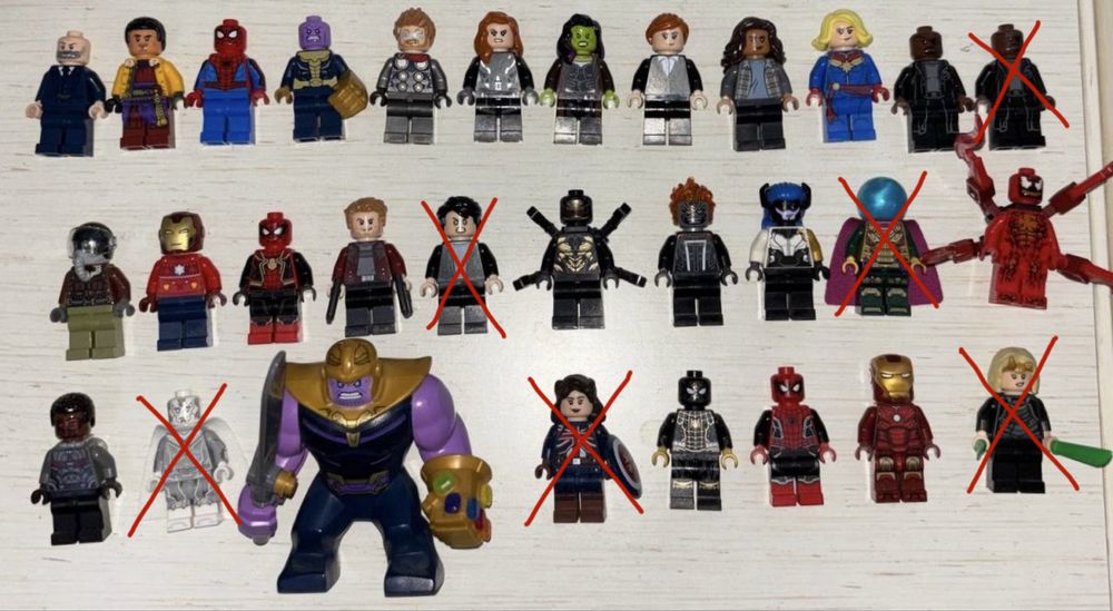 лего фигурки Marvel Марвел