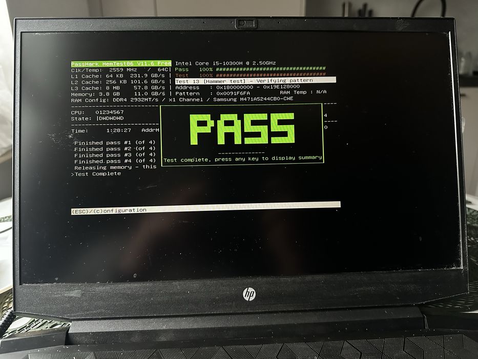Pamięć RAM DDR4 8GB 3200 (do laptopa) SODIMM 2x 4GB