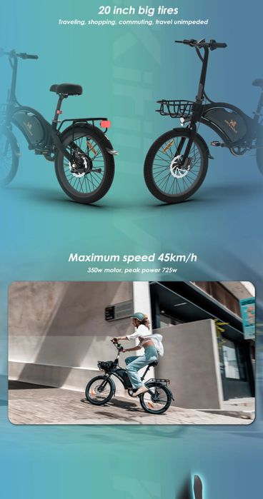 Bicicleta electrica kukirin v1pro 400 w 45kmh , roda de 20 polegadas