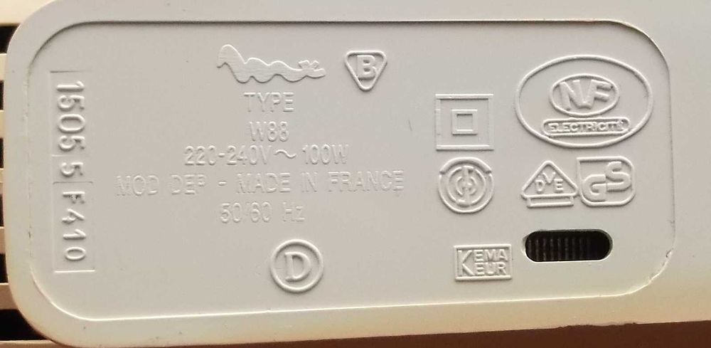 Nóż elektryczny Moulinex, silnik