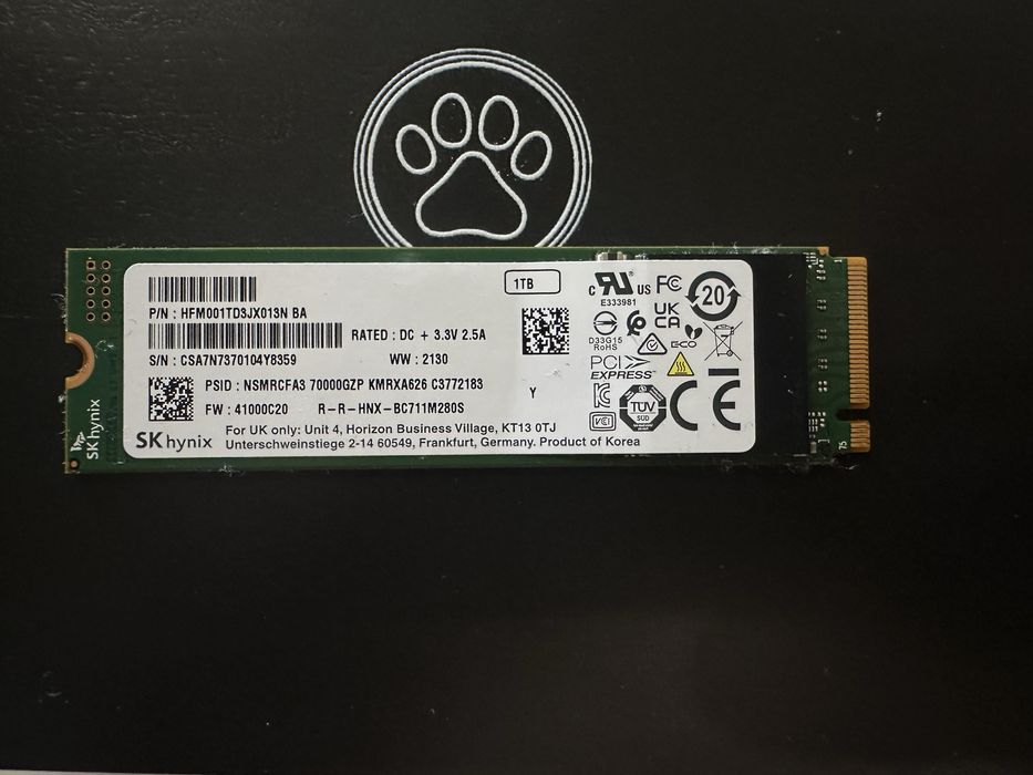 ssd nvme 1tb hynix - Купить электронику - Цены на OLX.ua