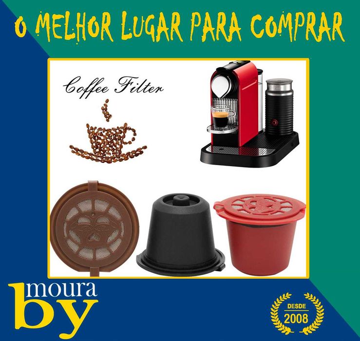 Café Nespresso 3 Cápsulas Recarregáveis Reutilizável