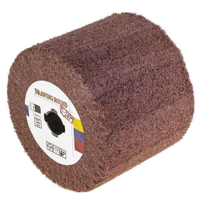 Wałek szlifierski z włókniny do satyniarki 120x100mm ziarnistość p240