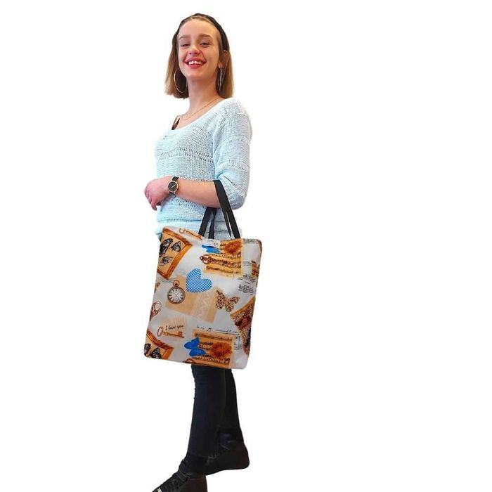 Torba Bawełniana Niebieskie Motyle Ekologiczna, modna i funkcjonalna!