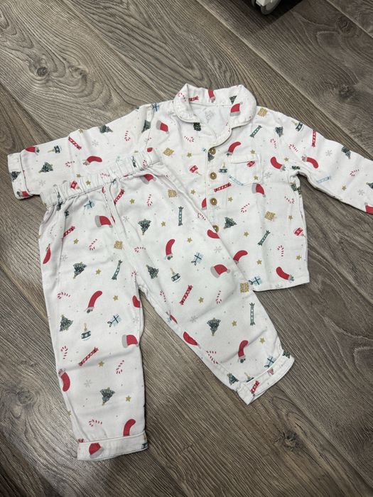 Новорічна піжама дитяча 9-12 74 см
