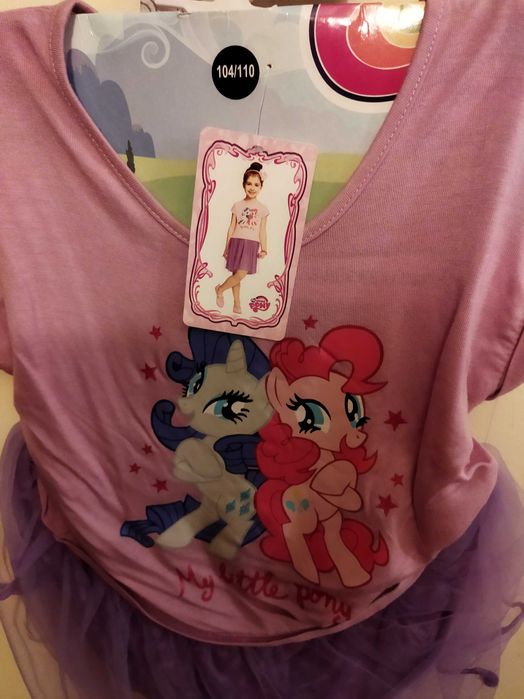 Sukienka 104/110 My Little Pony fioletowa