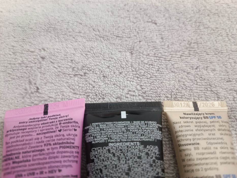 Zestaw podkładów lancome loreal revlon Maybelline fit me hean lirene