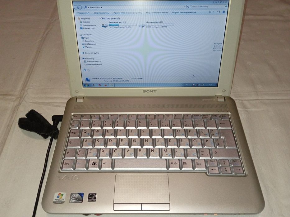 Нетбук SONY VAIO PCG-21313M.