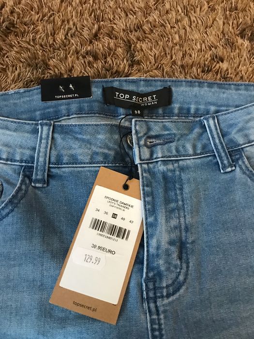 Spodnie jeansy regular 38 nowe
