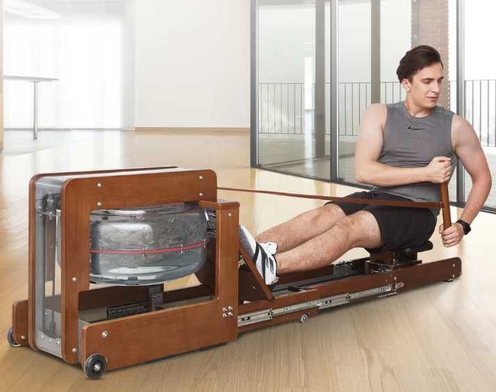 Складний високоякісний водний гребний дерев"яний тренажер.Вага 48 кг.