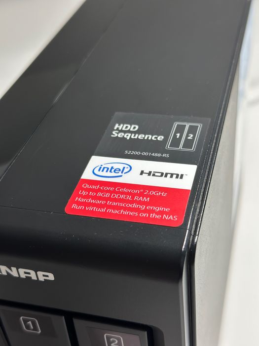 Serwer plików NAS Qnap TS-251+ RAM 8G + Nowe dyski HDD 8TB WD Red Plus