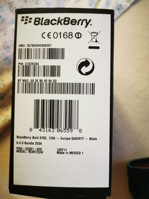 Nowe komplety Blackberry Torch 9800 Bold 9780 oryginał, bez blokad PL
